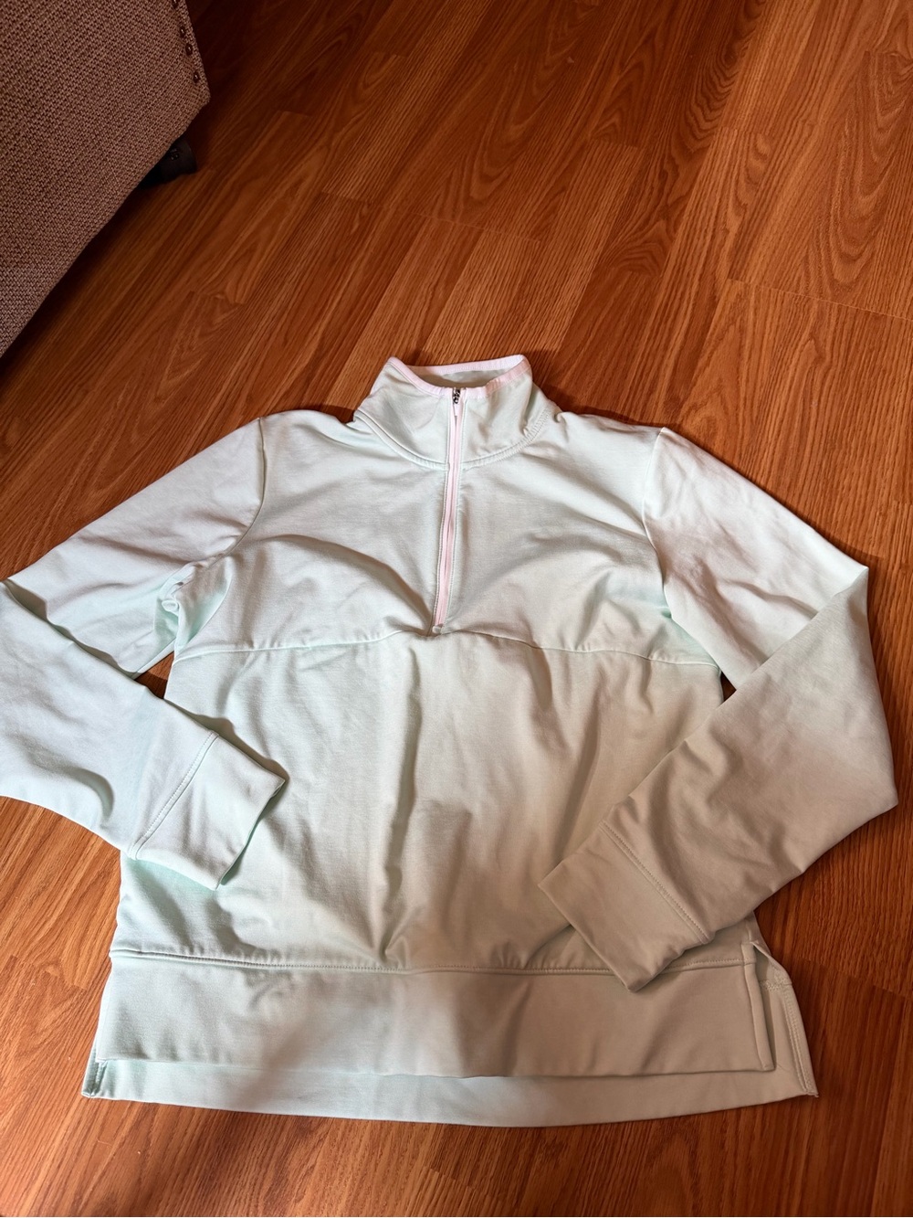 Walter Hagen Mint Green Half-Zip Bomber Jacket